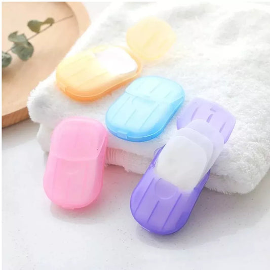 Handy Travel Portable Anti-Bacterial Clean Paper Soap (Pack Of 2)