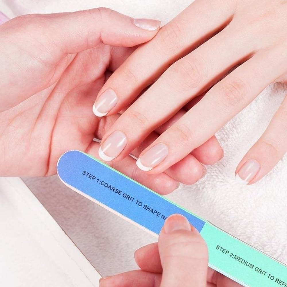 Nail Polishing File Block Manicure Set Kit