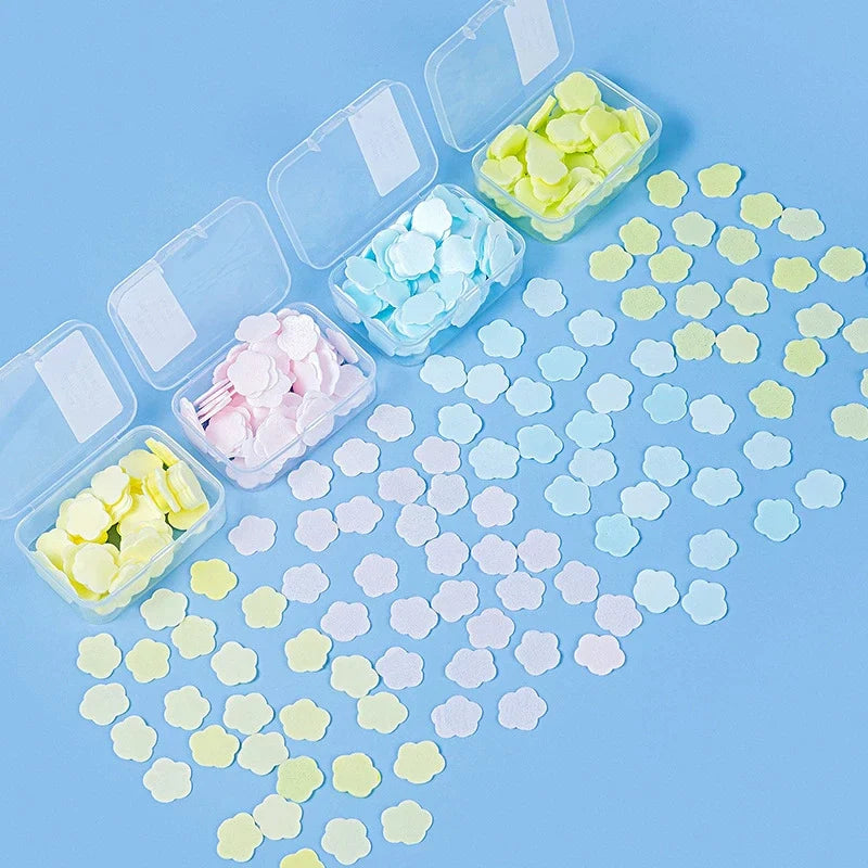 Travel Flower Soap Paper
