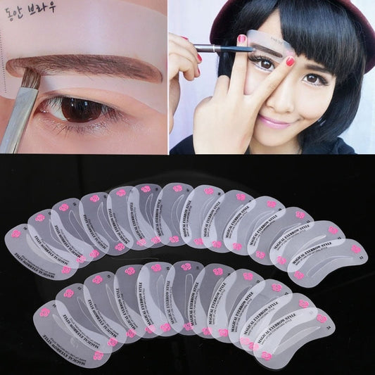 Eyebrow Stencils Styles Reusable Eyebrow Drawing Guide